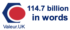 114.7 billion in words 114.7 billion in words