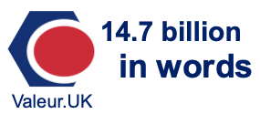 14.7 billion in words 14.7 billion in words