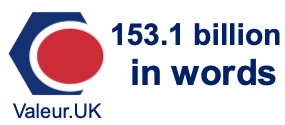 153.1 billion in words 153.1 billion in words