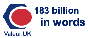 183 billion in words 183 billion in words