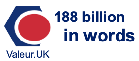 188 billion in words 188 billion in words