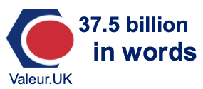 37.5 billion in words