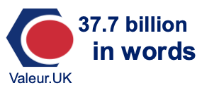 37.7 billion in words 37.7 billion in words
