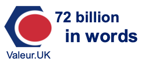 72 billion in words 72 billion in words