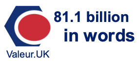 81.1 billion in words