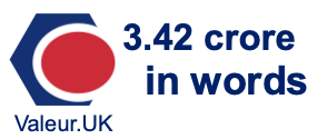 3.42 crore in words 3.42 crore in words