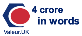 4 crore in words 4 crore in words