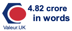 4.82 crore in words 4.82 crore in words