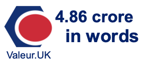 4.86 crore in words 4.86 crore in words