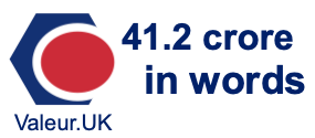 41.2 crore in words 41.2 crore in words