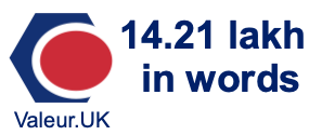 14.21 lakh in words 14.21 lakh in words