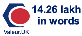 14.26 lakh in words 14.26 lakh in words