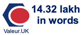 14.32 lakh in words 14.32 lakh in words