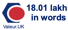 18.01 lakh in words 18.01 lakh in words