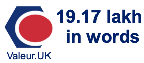 19.17 lakh in words 19.17 lakh in words