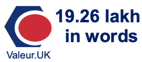 19.26 lakh in words 19.26 lakh in words