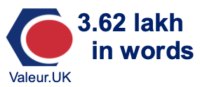 3.62 lakh in words 3.62 lakh in words