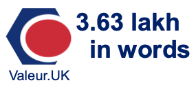 3.63 lakh in words 3.63 lakh in words