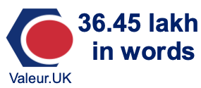 36.45 lakh in words 36.45 lakh in words