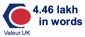 4.46 lakh in words 4.46 lakh in words