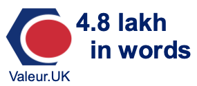 4.8 lakh in words 4.8 lakh in words