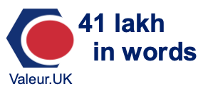 41 lakh in words 41 lakh in words