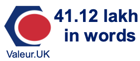 41.12 lakh in words 41.12 lakh in words