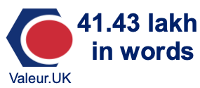 41.43 lakh in words 41.43 lakh in words