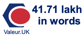 41.71 lakh in words