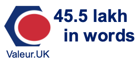 45.5 lakh in words 45.5 lakh in words