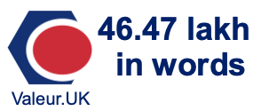 46.47 lakh in words 46.47 lakh in words