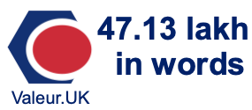 47.13 lakh in words 47.13 lakh in words