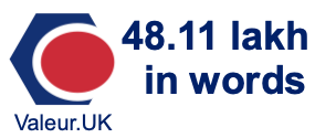 48.11 lakh in words 48.11 lakh in words