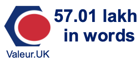 57.01 lakh in words 57.01 lakh in words