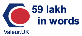 59 lakh in words 59 lakh in words