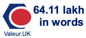 64.11 lakh in words 64.11 lakh in words