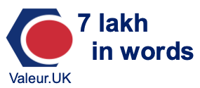 7 lakh in words 7 lakh in words