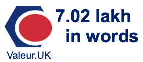 7.02 lakh in words 7.02 lakh in words