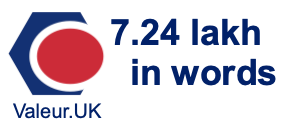 7.24 lakh in words 7.24 lakh in words