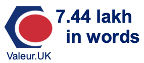 7.44 lakh in words 7.44 lakh in words