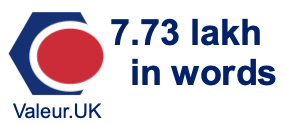 7.73 lakh in words