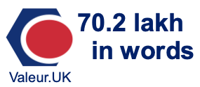 70.2 lakh in words