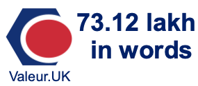 73.12 lakh in words 73.12 lakh in words