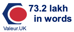 73.2 lakh in words 73.2 lakh in words