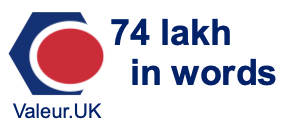 74 lakh in words 74 lakh in words