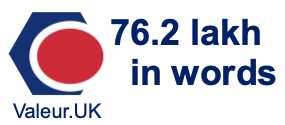 76.2 lakh in words 76.2 lakh in words