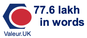 77.6 lakh in words 77.6 lakh in words