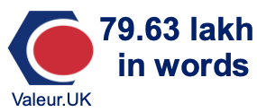 79.63 lakh in words 79.63 lakh in words