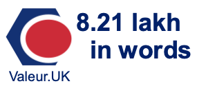 8.21 lakh in words 8.21 lakh in words