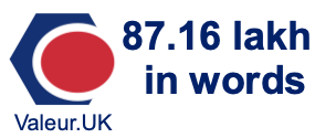 87.16 lakh in words 87.16 lakh in words